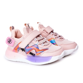 Apawwa Scarpe sportive per bambini Sneakers Pink Jump Jump rosa