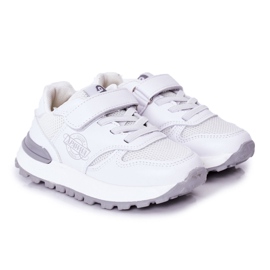 Apawwa Scarpe Sportive Bambini Sneakers Bianco Skatepark