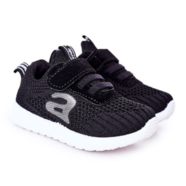 Apawwa Scarpe sportive nere per bambini Little Sportsman nero