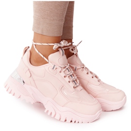 PG1 Sneakers da donna su una suola massiccia Influencer rosa