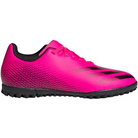 Scarpe da calcio adidas X Ghosted.4 Tf Jr rosa FW6919