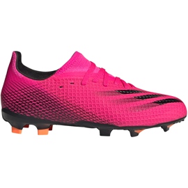 Scarpe da calcio Adidas X Ghosted.3 Fg Jr FW6935 rosa rosa