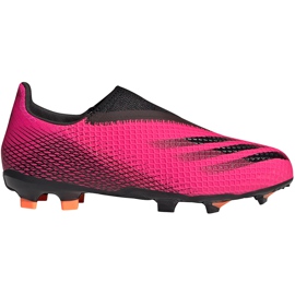Scarpe da calcio Adidas X Ghosted.3 Ll Fg Jr FY7281 rosa