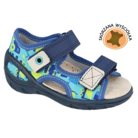 Scarpe per bambini Befado pu 065X156 blu navy blu verde