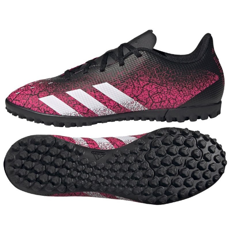 Scarpe da calcio Adidas Predator Freak .4 Tf M FW7525 multicolore rose e porpora