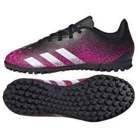 Scarpe da calcio Adidas Predator Freak .4 Tf Jr FW7537 multicolore rosa
