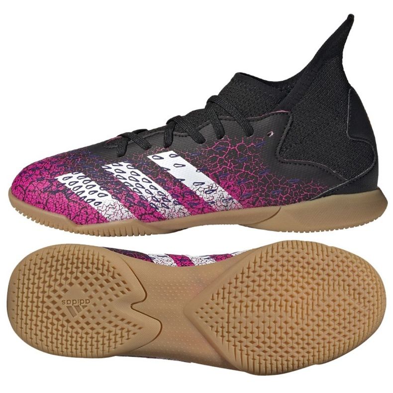 Scarpe da calcio Adidas Predator Freak .3 In Jr FW7534 nero nero