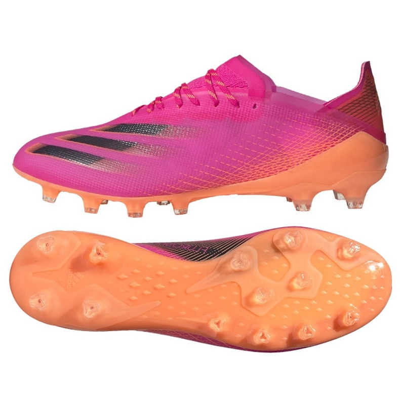 Scarpe da calcio Adidas X Ghosted.1 Ag M FW6976 rosa rosa