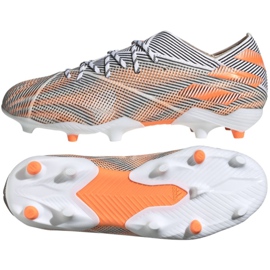 Scarpe da calcio Adidas Nemeziz.1 Fg Jr FW7357 blu navy, multicolore grigio