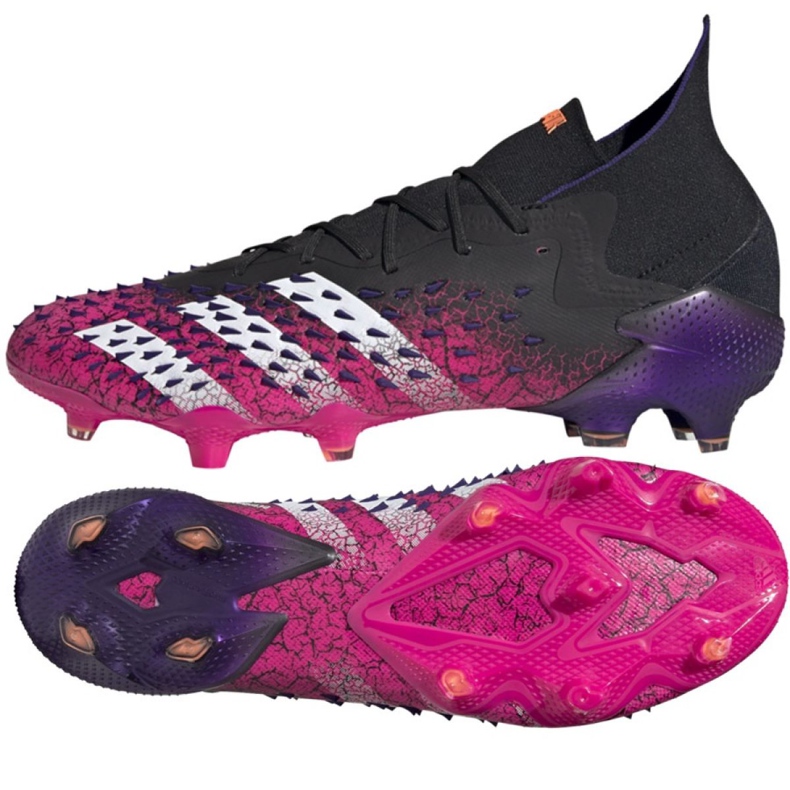 Scarpe da calcio Adidas Predator Freak.1 Fg M FW7241 multicolore nero