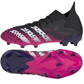 Scarpe da calcio Adidas Predator Freak.1 Fg Jr FW7528 multicolore nero