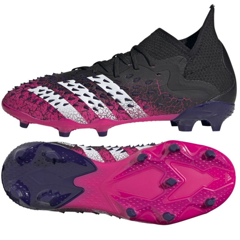 Scarpe da calcio Adidas Predator Freak.1 Fg Jr FW7528 multicolore nero