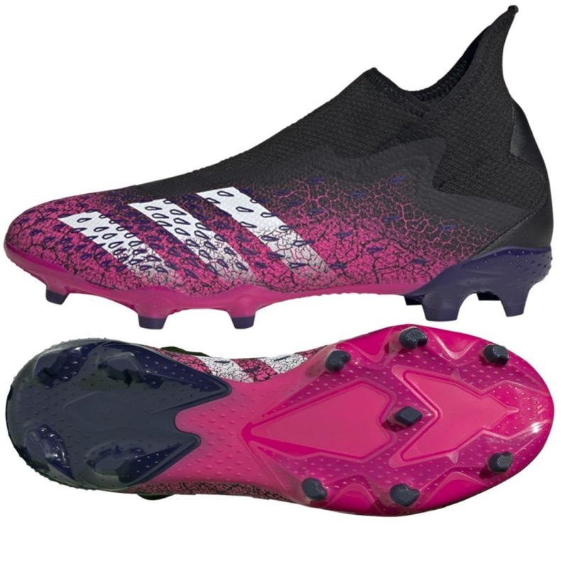 Scarpe da calcio Adidas Predator Freak.3 Ll Fg M FW7512 multicolore nero