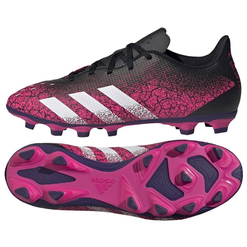 Scarpe da calcio Adidas Predator Freak.4 FxG M FW7524 multicolore rosa