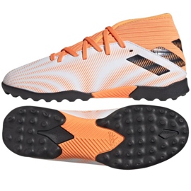 Scarpe da calcio Adidas Nemeziz.3 Tf Jr FW7361 multicolore bianco