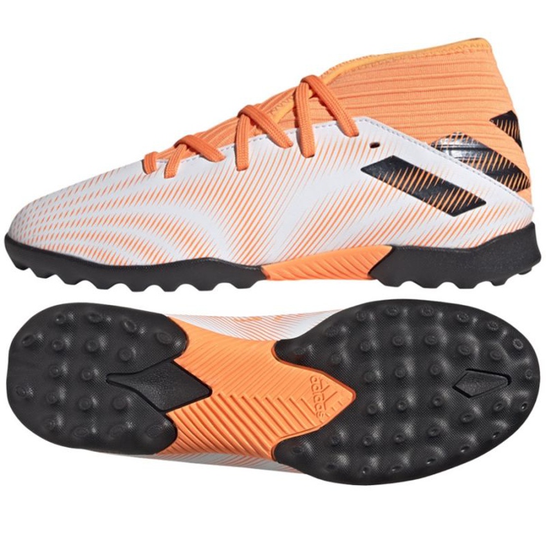 Scarpe da calcio Adidas Nemeziz.3 Tf Jr FW7361 multicolore bianca