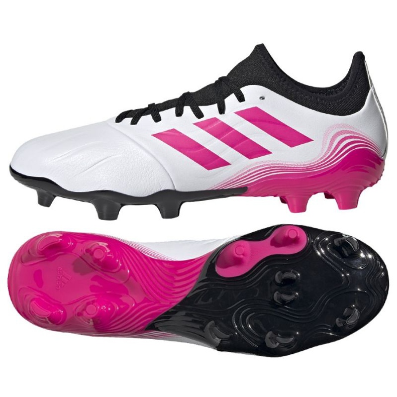 Scarpe da calcio Adidas Copa Sense.3 Fg M FW7934 blu navy, bianco, rosa bianca