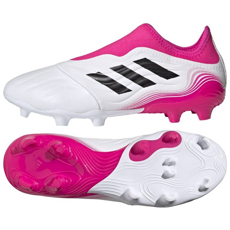Scarpe da calcio Adidas Copa Sense.3 Ll Fg M FW7268 blu navy, bianco, rosa bianca