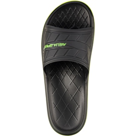 Ciabatte Aqua-Speed ​​Aspen nere e verdi col.07 nero