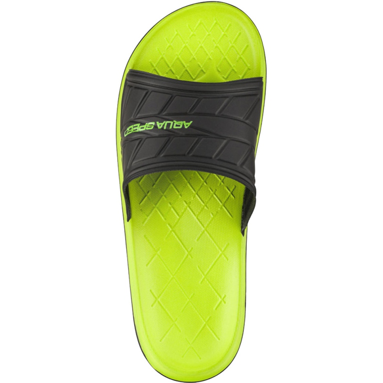 Ciabatte Aqua-Speed ​​Aspen verdi e nere col.38 nero verde