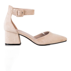 Goodin Décolleté Con Fibbia beige
