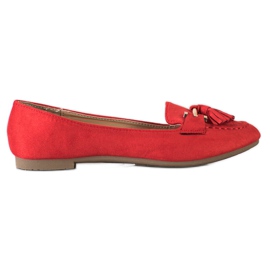 Kayla Mocassini alla moda rosso