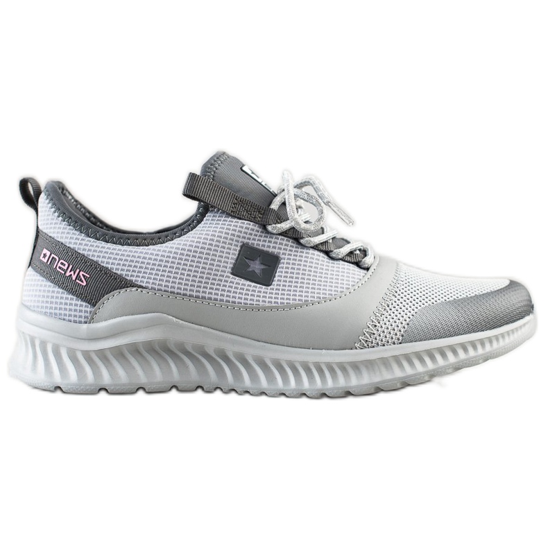 SHELOVET Sneakers sportive leggere grigio