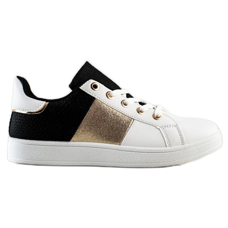 SHELOVET Sneakers allacciate alla moda bianca nero multicolore
