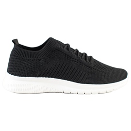 SHELOVET Comode scarpe sportive traforate nero