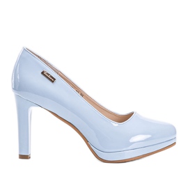 Pumps blu sulla piattaforma Melody