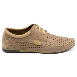 Mario Pala Scarpe traforate da uomo 563 beige