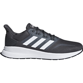 Scarpe da uomo Adidas Runfalcon grigie F36200 bianco grigio