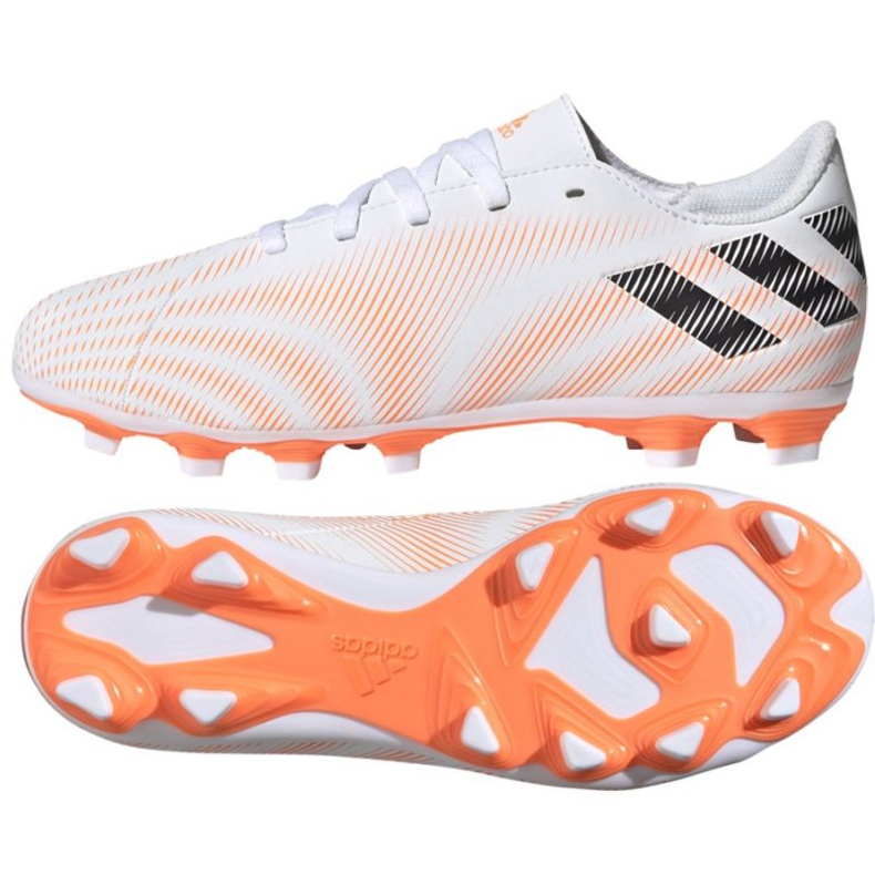 Scarpe da calcio Adidas Nemeziz.4 FxG Jr FW7363 multicolore bianca