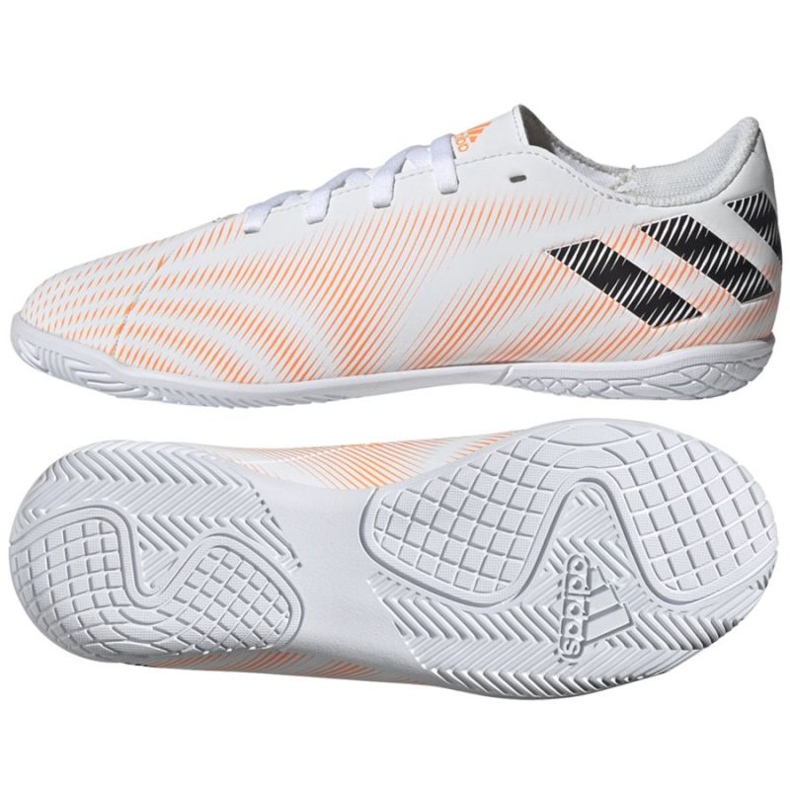 Scarpe da calcio Adidas Nemeziz.4 In Jr FW7362 multicolore bianca