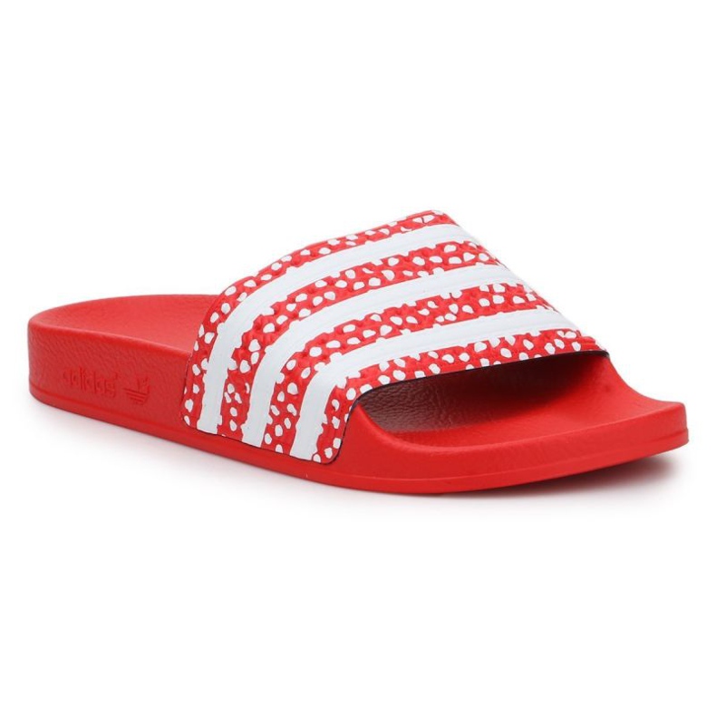 Adidas adilette W FX5921 pantofole bianca rosso