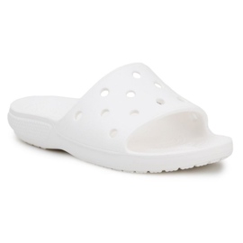 Infradito Crocs Classic Slide 206121-100 bianca