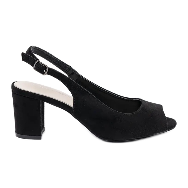 Goodin Sandali in camoscio su un palo nero