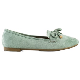 Anesia Paris Mocassini Con Fiocco verde