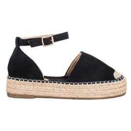 SHELOVET Espadrillas Con Fibbia nero