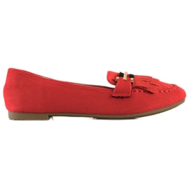 Anesia Paris Mocassini eleganti rosso