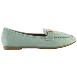Anesia Paris Mocassini eleganti verde