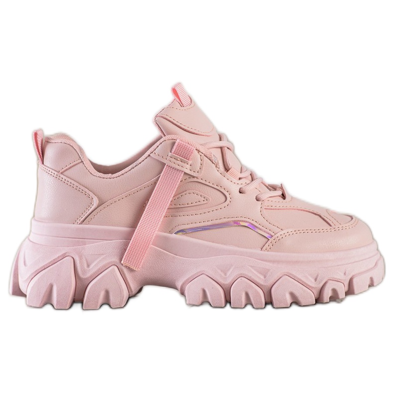 SHELOVET Sneakers cipria alla moda rosa