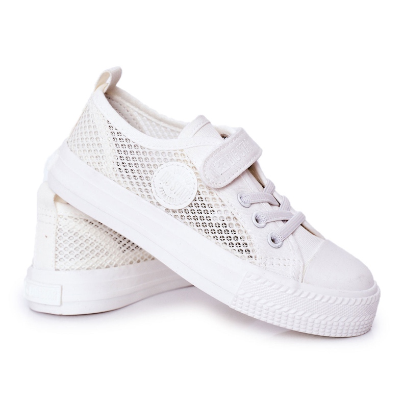 Sneakers Per Bambini Con Rete Big Star HH374014 Bianco bianca