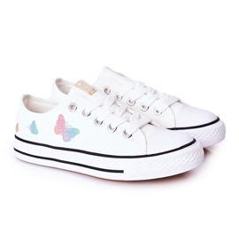 EVE Sneakers Bambini Con Farfalle White Fairytales bianco