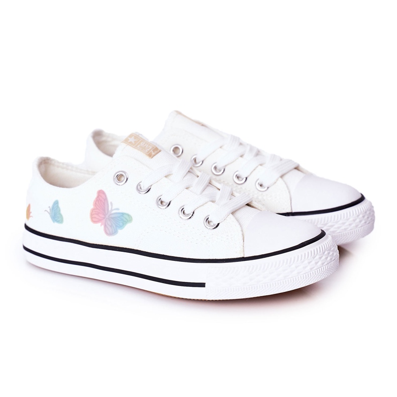 EVE Sneakers Bambini Con Farfalle White Fairytales bianca