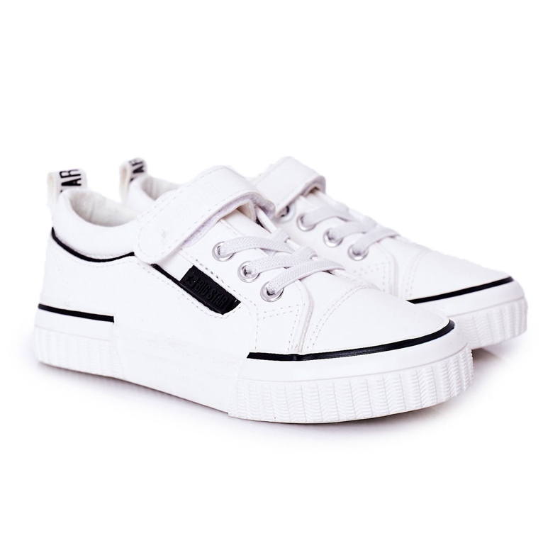 Sneakers Bambini Con Velcro Big Star HH374028 Bianco bianca