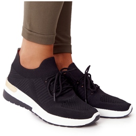 PG1 Scarpe Sportive Sneakers Sulla Zeppa Nera Adeyla bianco nero