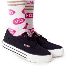 Cross Jeans Sneakers da donna sulla piattaforma Jeans Cross FF2R4002C Czarme nero