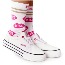 Sneakers da donna sulla piattaforma Cross Jeans FF2R4001C Bianco