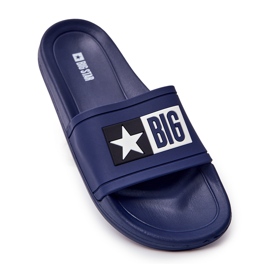 Pantofole da uomo Big Star DD174701 blu navy